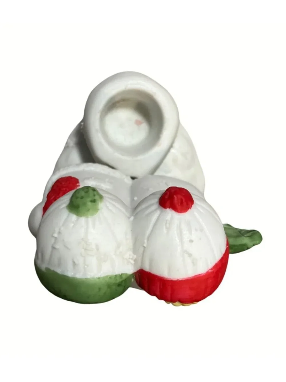 Vintage Ceramic Christmas Carolers Figurine Candle Holder Holiday Decor